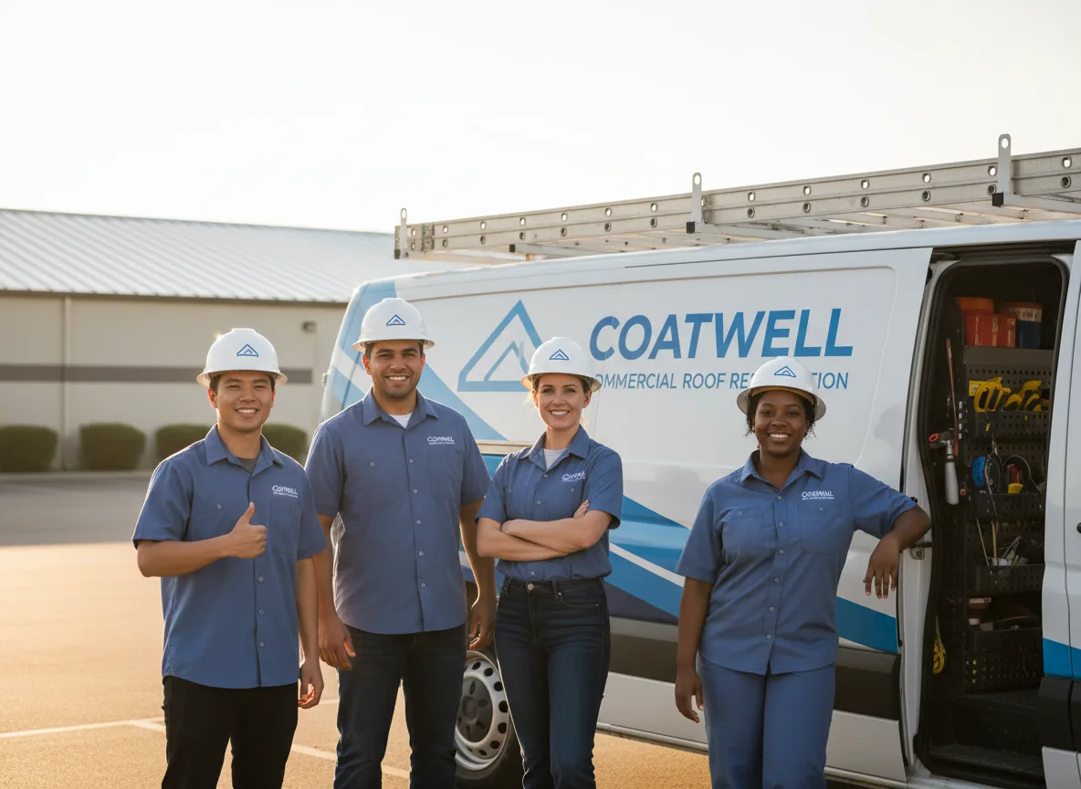 Commercial roof coating company in Mascot, VA